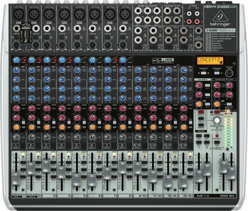 Behringer QX2222USB audio mixer 22 channels image 1
