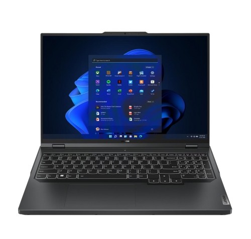 Lenovo Legion Pro 5 Laptop 40.6 cm (16") WQXGA AMD Ryzen™ 7 7745HX 16 GB DDR5-SDRAM 512 GB SSD NVIDIA GeForce RTX 4070 Wi-Fi 6E (802.11ax) Windows 11 Home Grey image 1