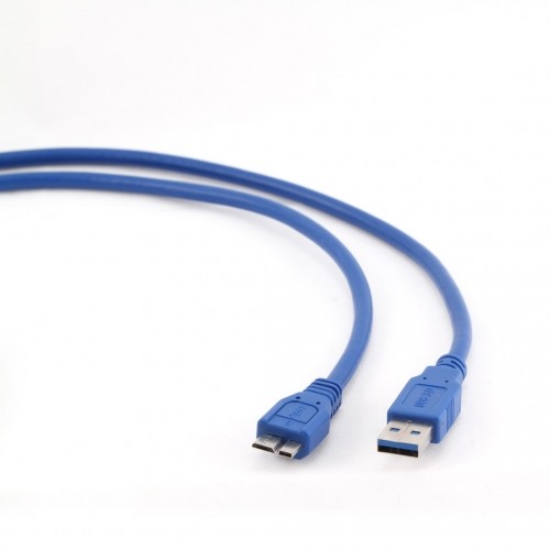 Gembird CCP-mUSB3-AMBM-0.5M USB cable USB 3.2 Gen 1 (3.1 Gen 1) USB A Micro-USB B Blue image 1