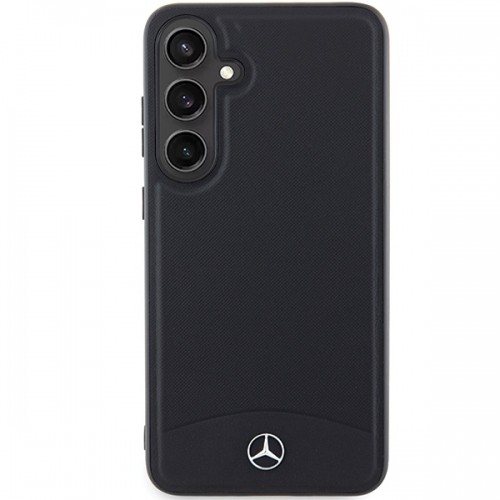 Mercedes MEHMS24S23RBARK S24 S921 czarny|black hardcase Leather Textured & Plain MagSafe image 3