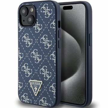 Guess GUHCP15SPG4GPB iPhone 15 | 14 | 13 6.1" niebieski|blue hardcase 4G Triangle Metal Logo
