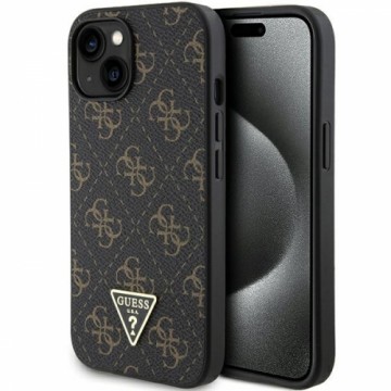 Guess GUHCP15MPG4GPK iPhone 15 Plus | 14 Plus 6.7" czarny|black hardcase 4G Triangle Metal Logo