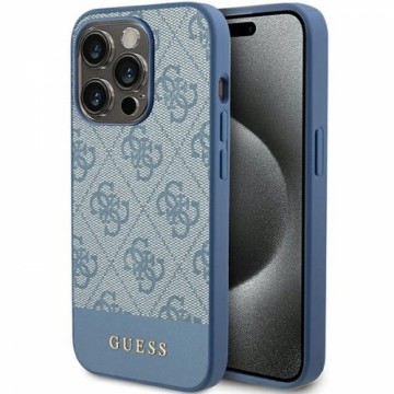 Guess GUHCP15LG4GLBL iPhone 15 Pro 6.1" niebieski|blue hardcase 4G Stripe Collection