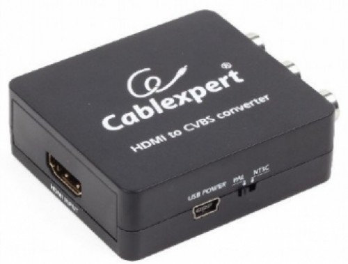 Adapteris Gembird HDMI to CVBS + Stereo Audio Converter image 1