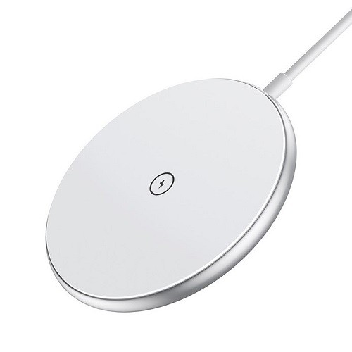 Magnetic Wireless Charger CHOETECH, 15W, White image 1