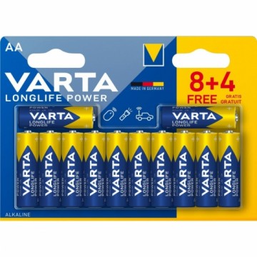 Щелочные батарейки Varta Longlife Power AA 1,5 V (12 штук)