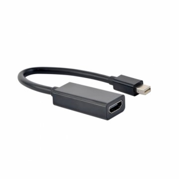 Адаптер Mini Display Port—HDMI GEMBIRD A-MDPM-HDMIF4K-01 Чёрный 15 cm
