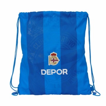 R. C. Deportivo De La CoruÑa Сумка-рюкзак на веревках R. C. Deportivo de La Coruña Синий 35 x 40 x 1 cm