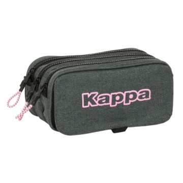 Тройной пенал Kappa Silver pink Серый 21,5 x 10 x 8 cm