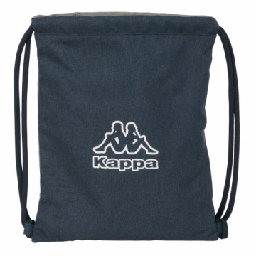 Сумка-рюкзак на веревках Kappa Dark navy Серый Тёмно Синий 35 x 40 x 1 cm
