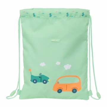 Сумка-рюкзак на веревках Safta Coches Зеленый 26 x 34 x 1 cm