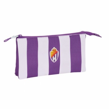Тройной пенал Real Valladolid C.F. Фиолетовый 22 x 12 x 3 cm