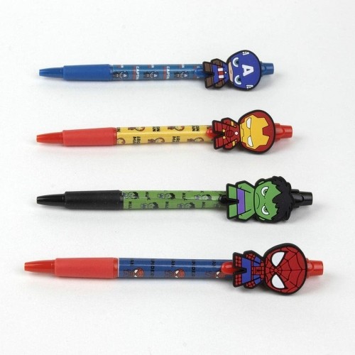 Lodīšu Pildspalvu Komplekts Marvel 4 Daudzums Daudzkrāsains image 3