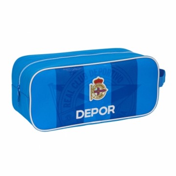 R. C. Deportivo De La CoruÑa Дорожная сумка для обуви R. C. Deportivo de La Coruña Синий 34 x 15 x 14 cm