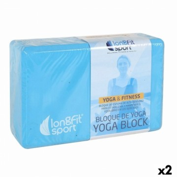 Jogas Bloki LongFit Sport Zils 12,5 x 15 x 7,5 cm (2 gb.)