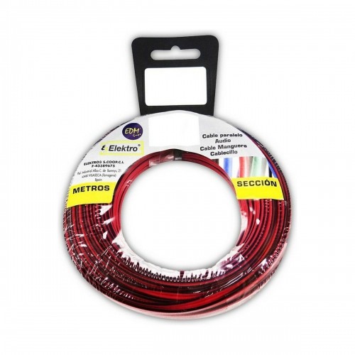 Аудио кабель EDM 2 x 1,5 mm Красный/Черный 5 m image 1
