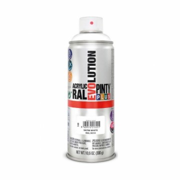Аэрозольная краска Pintyplus Evolution RAL 9010 400 ml сатин Pure White