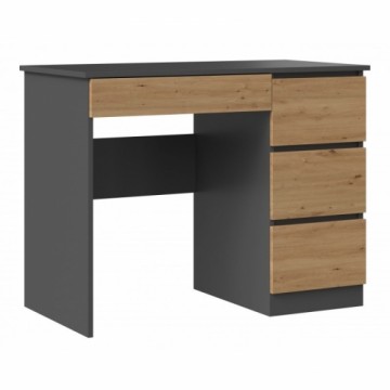 Top E Shop Desk MIJAS RIGHT 98x51x76 cm Anthracite/Artisan