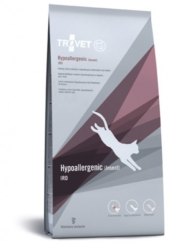 TROVET Hypoallergenic IRD with insect - dry cat food - 3 kg image 1