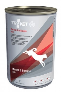 TROVET Renal & Oxalate RID with chicken - Wet dog food - 400 g