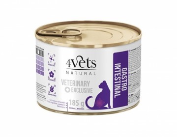 4VETS Natural Gastro Intestinal Cat - wet cat food - 185 g