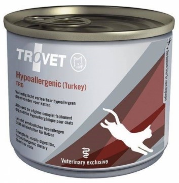 TROVET Hypoallergenic TRD with turkey - wet cat food - 200g