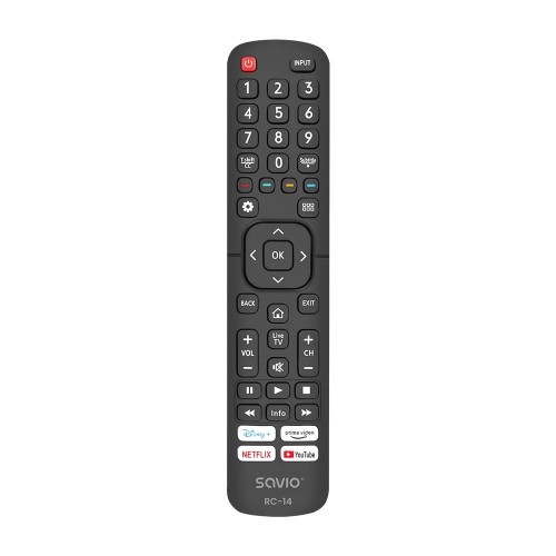 SAVIO RC-14 Universal remote control/replacement for HISENSE, SMART TV image 1