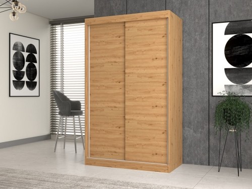 Top E Shop Topeshop IGA 120 ART B KPL bedroom wardrobe/closet 7 shelves 2 door(s) Oak image 2
