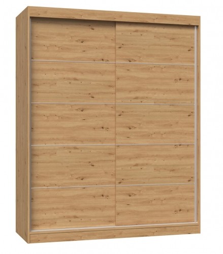 Top E Shop Topeshop IGA 160 ART C KPL bedroom wardrobe/closet 7 shelves 2 door(s) Oak image 1