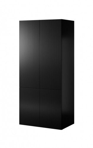 Cama Meble Wardrobe PAFOS 2D 90x55.5x198.5 Black matt image 1
