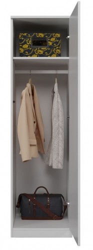 Top E Shop Topeshop SD-50 BIEL KPL bedroom wardrobe/closet 5 shelves 1 door(s) White image 2