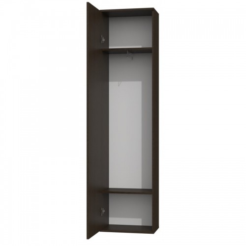 Top E Shop Topeshop DUO SZAFKA CZERŃ bedroom wardrobe/closet 2 shelves 1 door(s) Black image 2