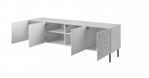Cama Meble RTV HOLE cabinet 190x40.5x59.5 cm white matt image 3
