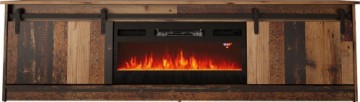 Cama Meble RTV GRANERO + fireplace cabinet 200x56.7x35 old wood