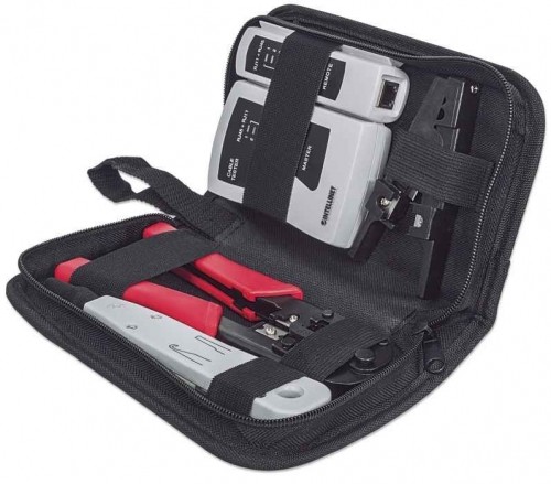 Intellinet 4-Piece Network Tool Kit, 4 Tool Network Kit Composed of LAN Tester, LSA punch down tool, Crimping Tool and Cut and Stripping tool image 4