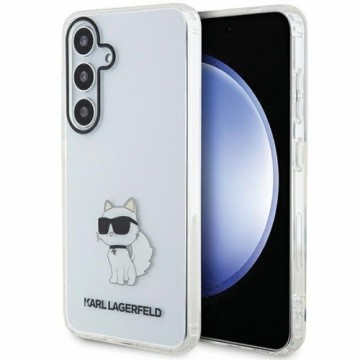 OEM Original Pouch KARL LAGERFELD hardcase IML Choupette KLHCS24SHNCHTCT for Samsung Galaxy S24 transparent