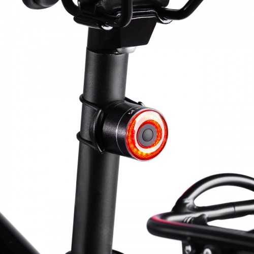 Wozinsky WRBLB3 USB-C LED rear bicycle light red light STOP sensor - black image 1
