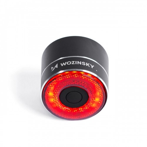 Wozinsky WRBLB3 USB-C LED rear bicycle light red light STOP sensor - black image 4