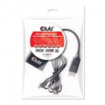 Club3d CLUB 3D MST Hub DisplayPort 1.2 Dual Mon