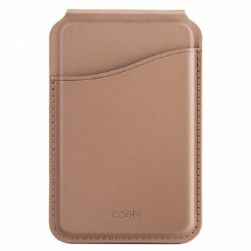 UNIQ Coehl Esme magnetyczny portfel z lusterkiem i podpórką beżowy|dusty nude