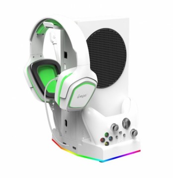 iPega XBS011S Multifunctional Charging RGB Stand with Cooling for Xbox Series S 2+pcs Battery