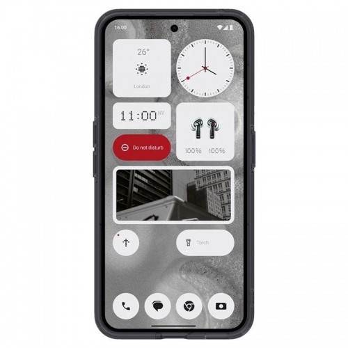 Spigen Ultra Hybrid Case for Nothing Phone 2 - Dark Gray (Zero One Pattern) image 4
