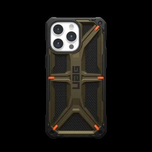 UAG Monarch - protective case for iPhone 15 Pro Max (kevlar element green) image 1