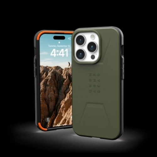 UAG Civilian Magsafe - protective case for iPhone 15 Pro (olive) image 2