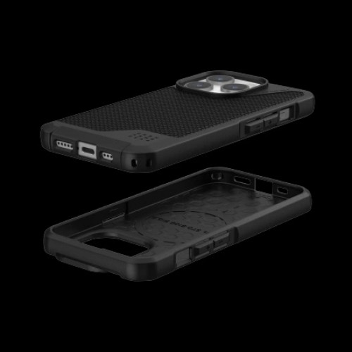 UAG Metropolis LT MagSafe case for iPhone 15 Pro - black kevlar image 3