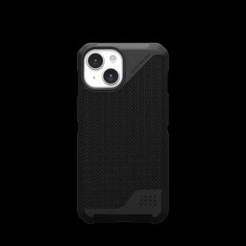 UAG Metropolis LT MagSafe case for iPhone 15 - black kevlar