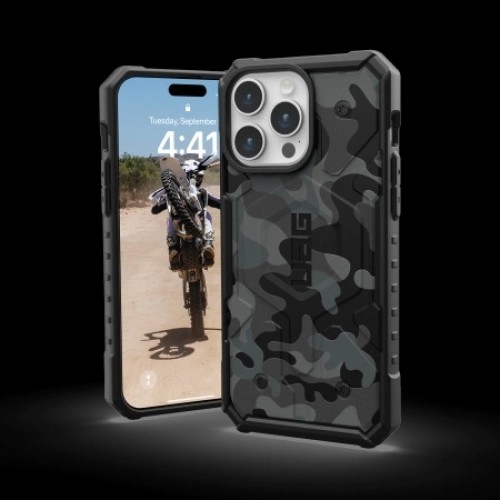 UAG Pathfinder MagSafe - protective case for iPhone 15 Pro Max (midnight camo) image 2