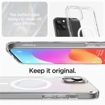 Spigen Crystal Hybrid MagSafe, white - iPhone 15