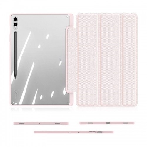 Dux Ducis Toby case with flip stand for Samsung Galaxy Tab S9 FE - pink image 3