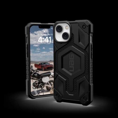 UAG Monarch - protective case for iPhone 14 Plus compatible with MagSafe (kevlar-black) image 2